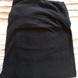 LuLaRoe TC Unicorn Solid Black Leggings